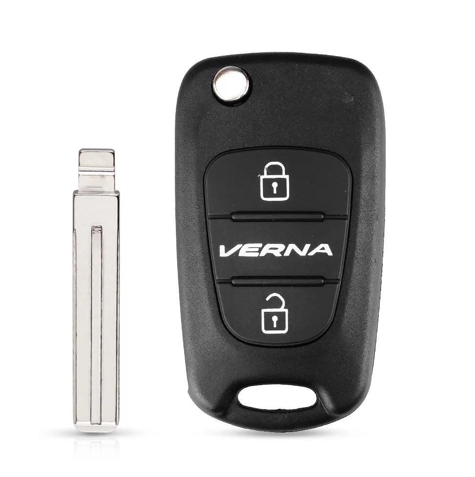 Remote Key Shell For Hyundai I20 I30 Ix35 I35 Accent Kia Picanto Sportage K5 3 Buttons Flip Folding Remote Key Case