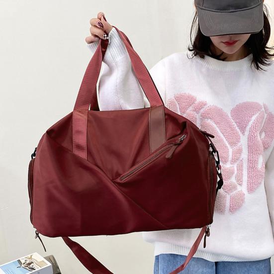 Women Men Sports Gym Bag with Shoes Compartment Large Capacity Travel Duffel Bag Dry Wet Separation Multifunctional Bags