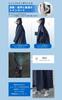 KYOWARABE Raincoat Poncho for Long Length Removable Perfect for and Rainy Season Cycling, Unisex, [Backpack Compatible! Visor] Waterproof,