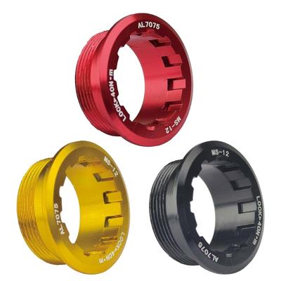 Couvre-cassettes 12 vitesses Couvre-cassettes Lock Cover Bague de blocage de roue libre pour systèmes de vitesses de vélos efficaces