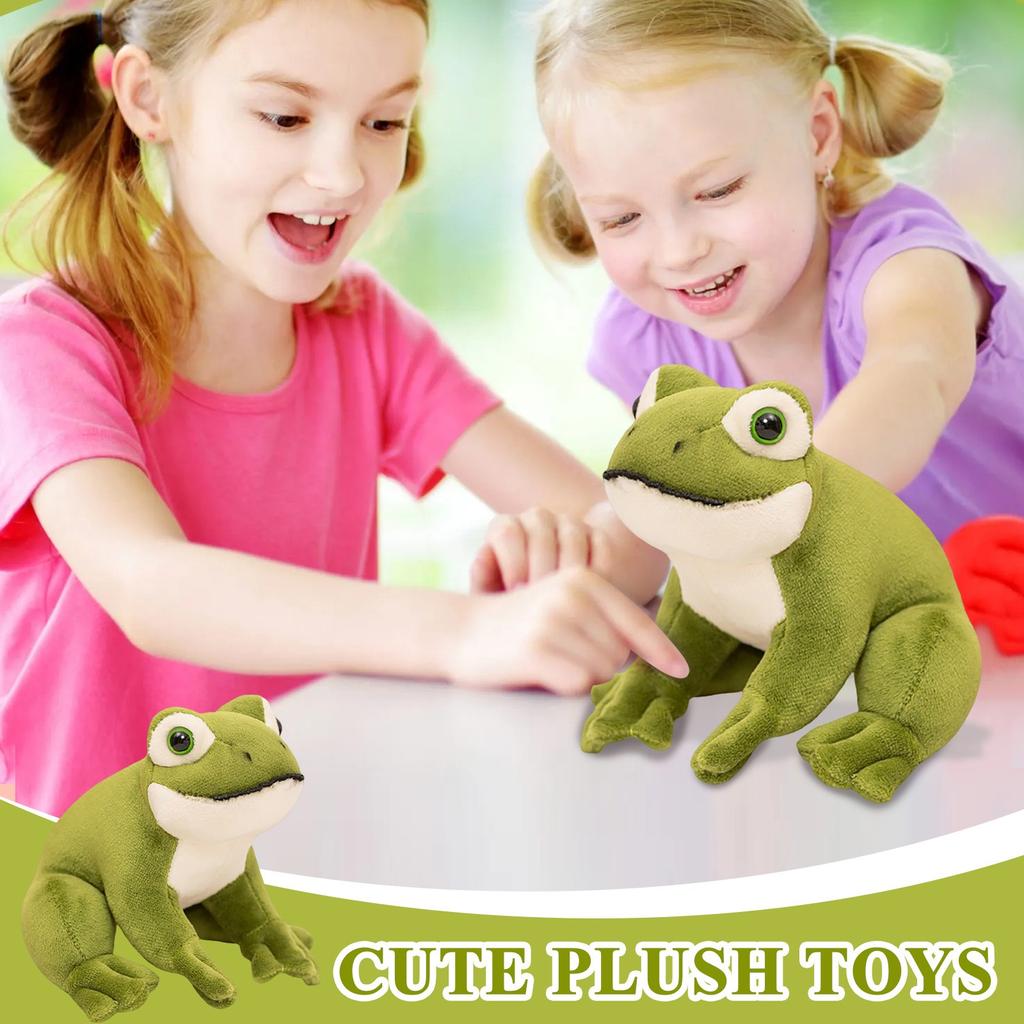 Simulation Sitting Little Doll Green Plush Toy Cute Doll