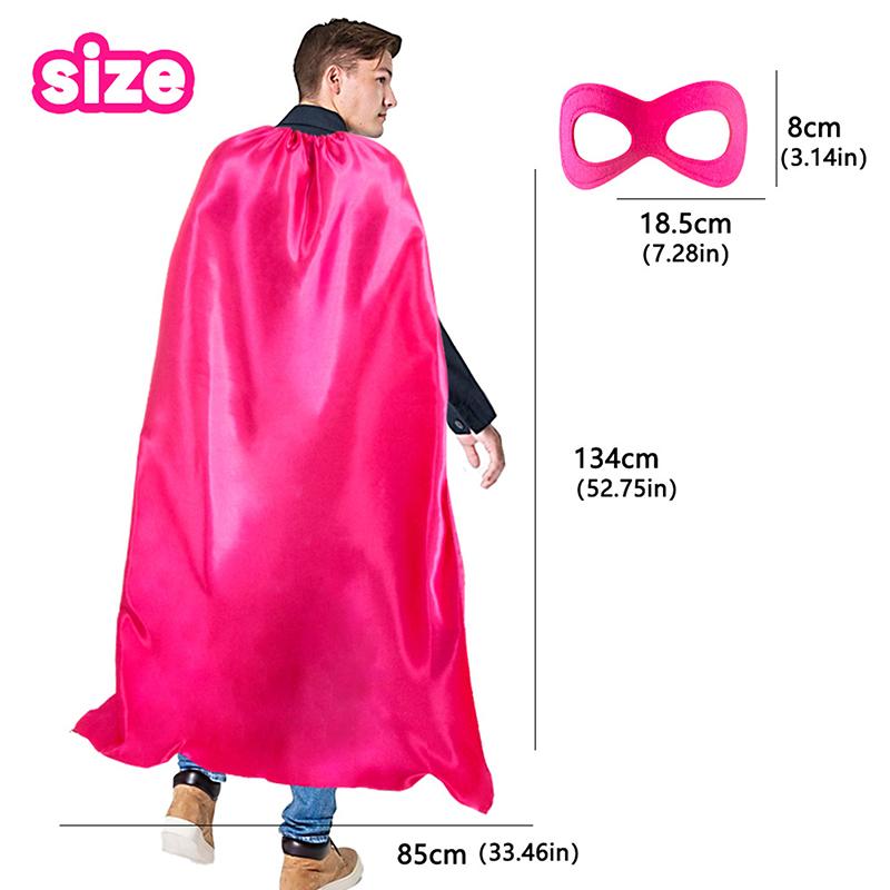 Mantelli e Maschere da Supereroe per Adulti all'Ingrosso Uomini Donne Costume da Supereroe Festa di Travestimento di Halloween