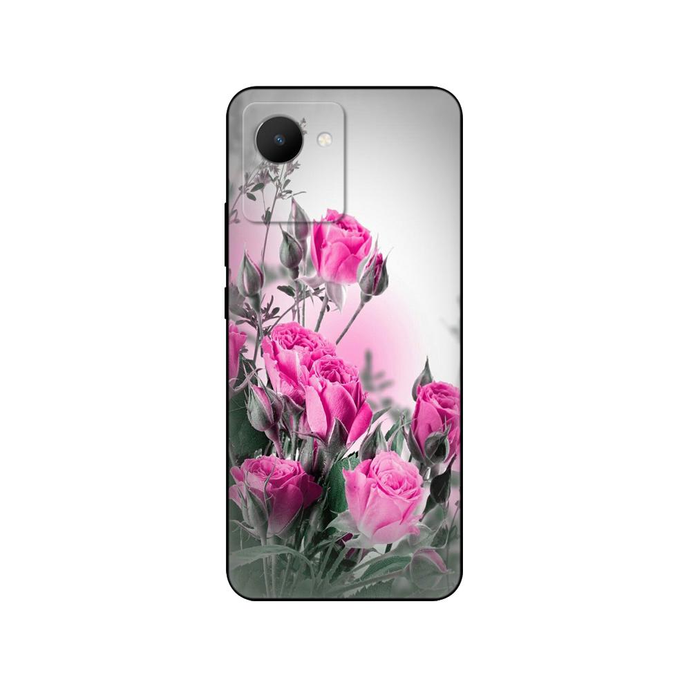 

Чехол для Realme C30, задняя крышка для OPPO RealmeC30 4G C 30, чехол для телефона, мягкий силиконовый чехол, черный чехол из ТПУ, розовый аниме, космический автомобиль Realme C30