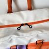 Fashionable Color‑Block Splicing Travel Bag Sports and Fitness Bag Yoga Handbag Suitable for Travel Gym Tourism Weekend Trip and Other Scenes