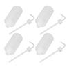 4Pcs 500ml Wash Bottle Plastic Portable Squeeze Safety Washing Bottle with Scales