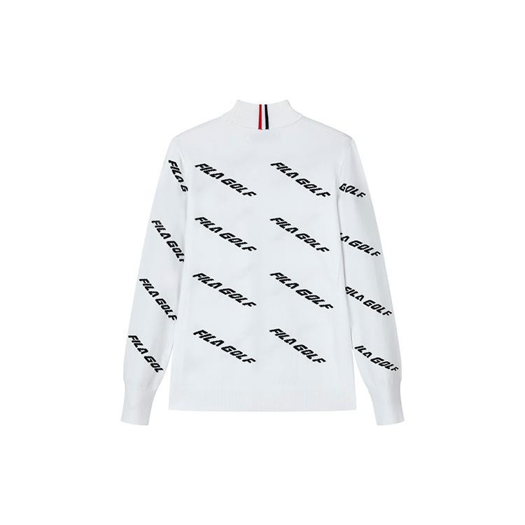 New FILA Athletics Sweaters Women's Jade White A11W215405F-WT