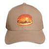 Cheeseburger  Pattern  Blue Baseball Cap Unique Hats New Hat Custom Cap Tea Hat Baseball For Unisex Womens