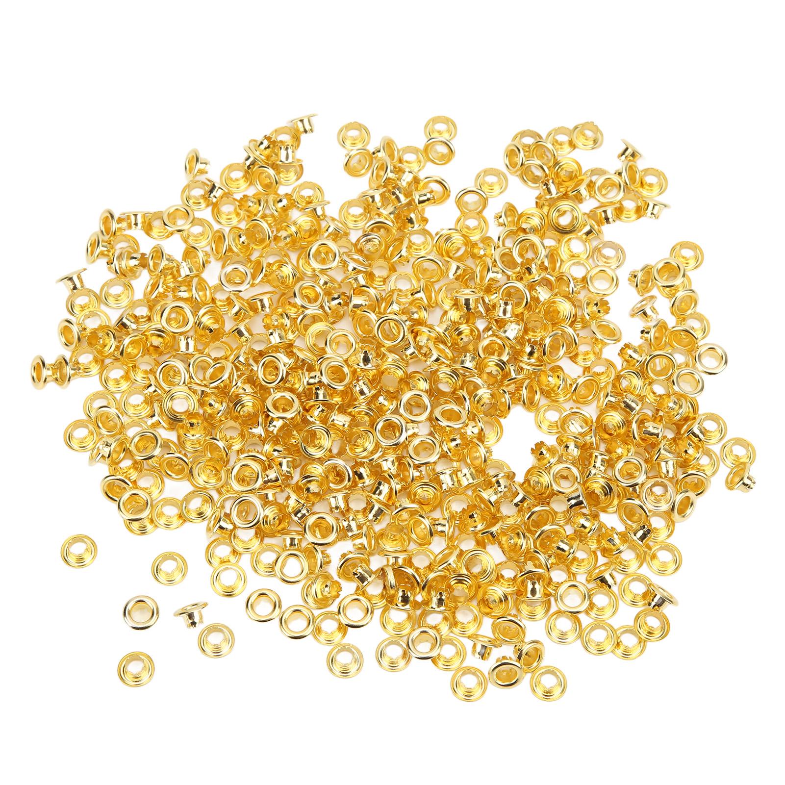 

500 шт. Металлические люверсы Прочные Тонкая работа Хорошая прочность Люверс для багажа, обуви, шляп