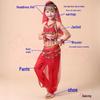 Kids' Performance Costume: Xinjiang & Indian Dance Set for Girls