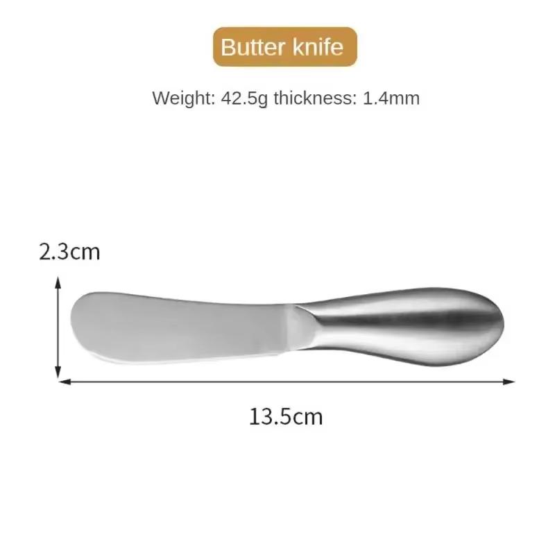 Stainless Steel Butter Cutter Cheese Jam Spreaders Wipe Cream Cutter Utensil Multifunction Butter BreadKnife Kitchen Gadget