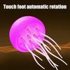 Floating Jellyfish Lamp Gradient Dimming Voice And Sound Interactive Control Night Light Rechargeable USB Type-C Color Changing Mood Lamp for Bedroom