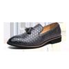 New summer and autumn personalized casual leather shoes British Doudou shoes foot fringed leather shoes