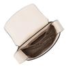 Michael Kors Mk Lyra Flap Magnetic Closure Logo Charm Leather Crossbody Bag Small Women bags Beige 35F4G1YC1L-2171