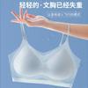 Summer new ultra-thin ice silk seamless underwear women's steel-free sling beautiful back big chest small comfortable breathable bra