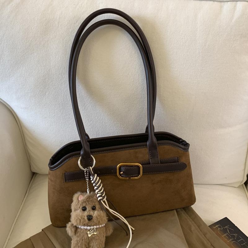 Leopard Print Underarm Bag Women's New Trendy Autumn and Winter Fashion Simple Shoulder Bag High-value Casual Baguette Bag