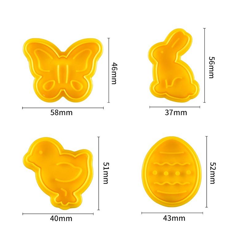 

Большие шоколадные формы для пасхальных яиц динозавров, Jumbo 3d форма для рукоделия, выпечки 4PCS Set