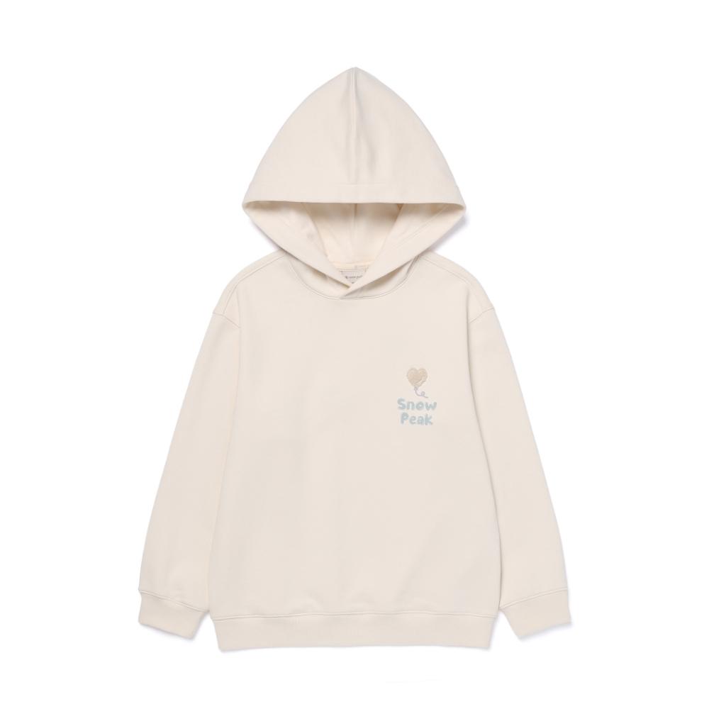 SNOWPEAK Kids Graphic Hooded T-shirt Cream (S25FKFHD80)
