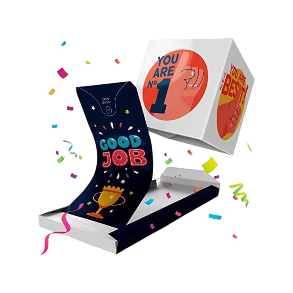 Jumping Box Surprise -up Gift Box - Birthday Surprise With Confetti, Explosion Box For Adults & Kids, Celebration Party Surprise