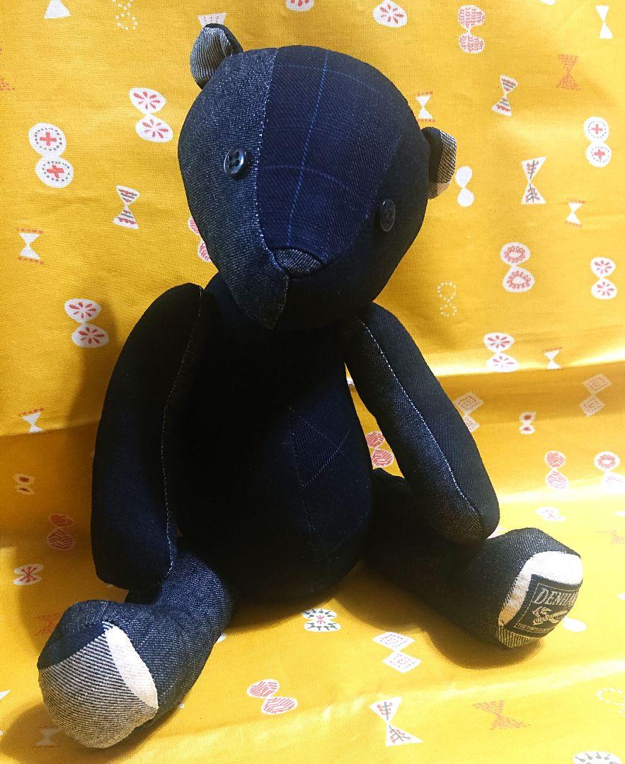 

[USED] DENHAM TOY BEAR Teddy Bear Plush Toy Denham Toy Bear