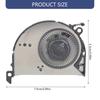 Durablity Metal Heatsink Cooling Fan For Laptop Replacement Quiet Operations Easy Maintenance Stable Heat Dissipation