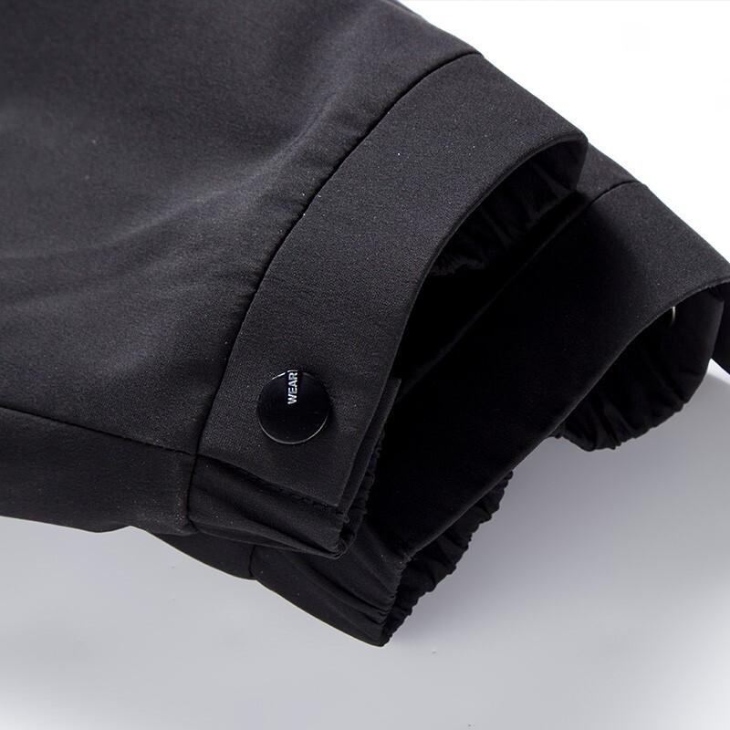 YILITON Men's Spring Autumn Detachable Hooded Casual Jacket