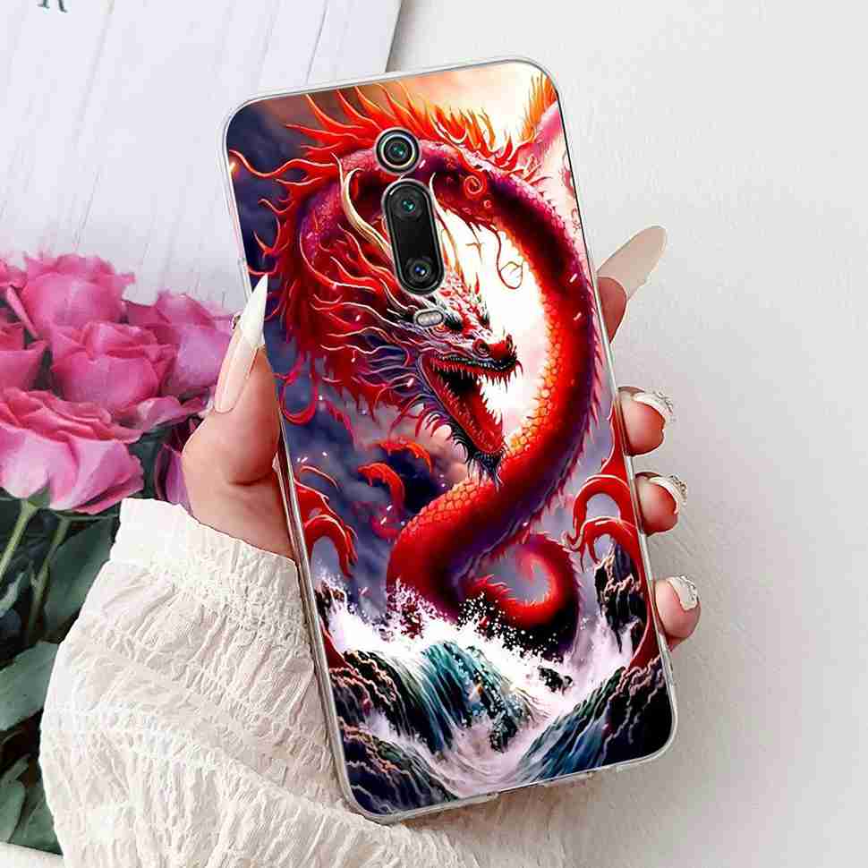 For Xiaomi Mi 9T M1903F10G Case Fashion Painting Soft Silicone TPU Cover For Xiaomi Mi 9T Mi9t 6.39" Flower Girl Phone Casing