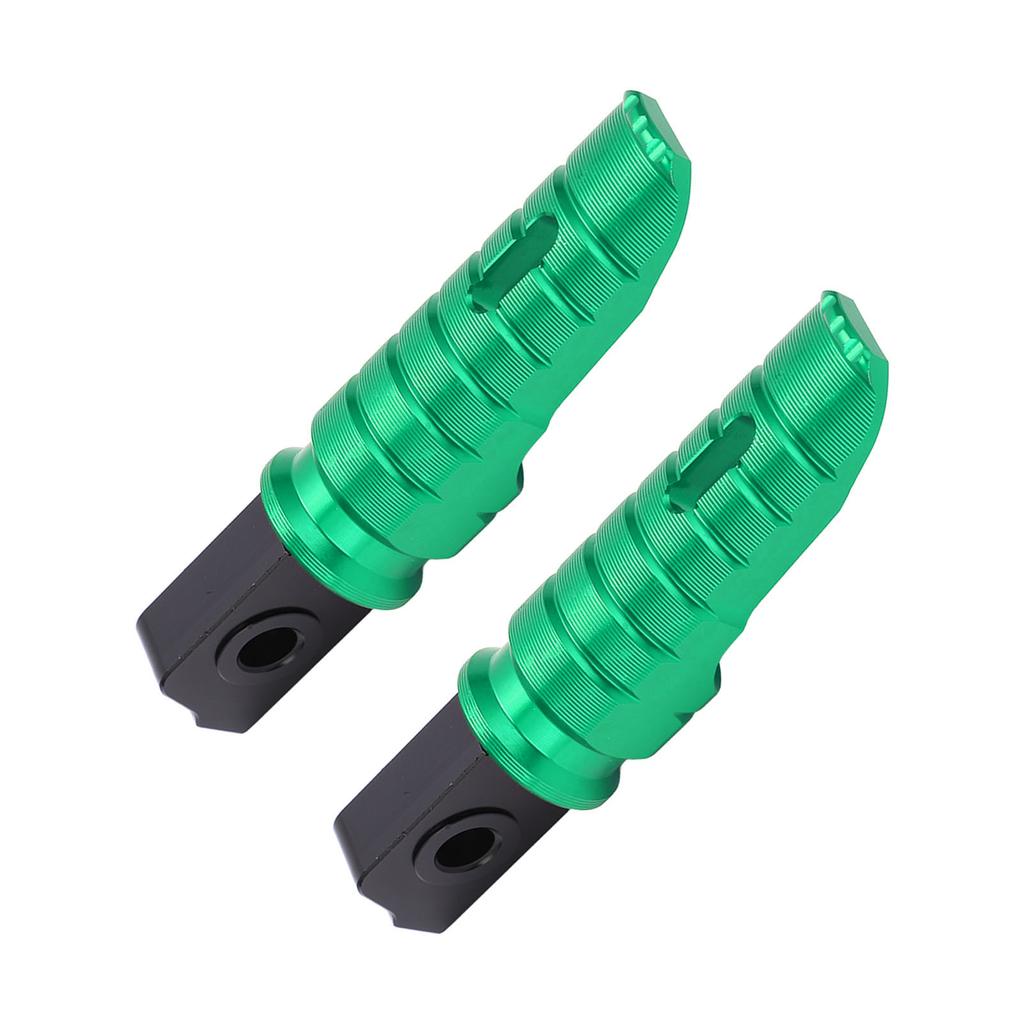 2pcs Motorcycle Front Footpeg Footrest T6063 Aluminum Alloy Anti Slip Rustproof Replacement for GPR125 APR150