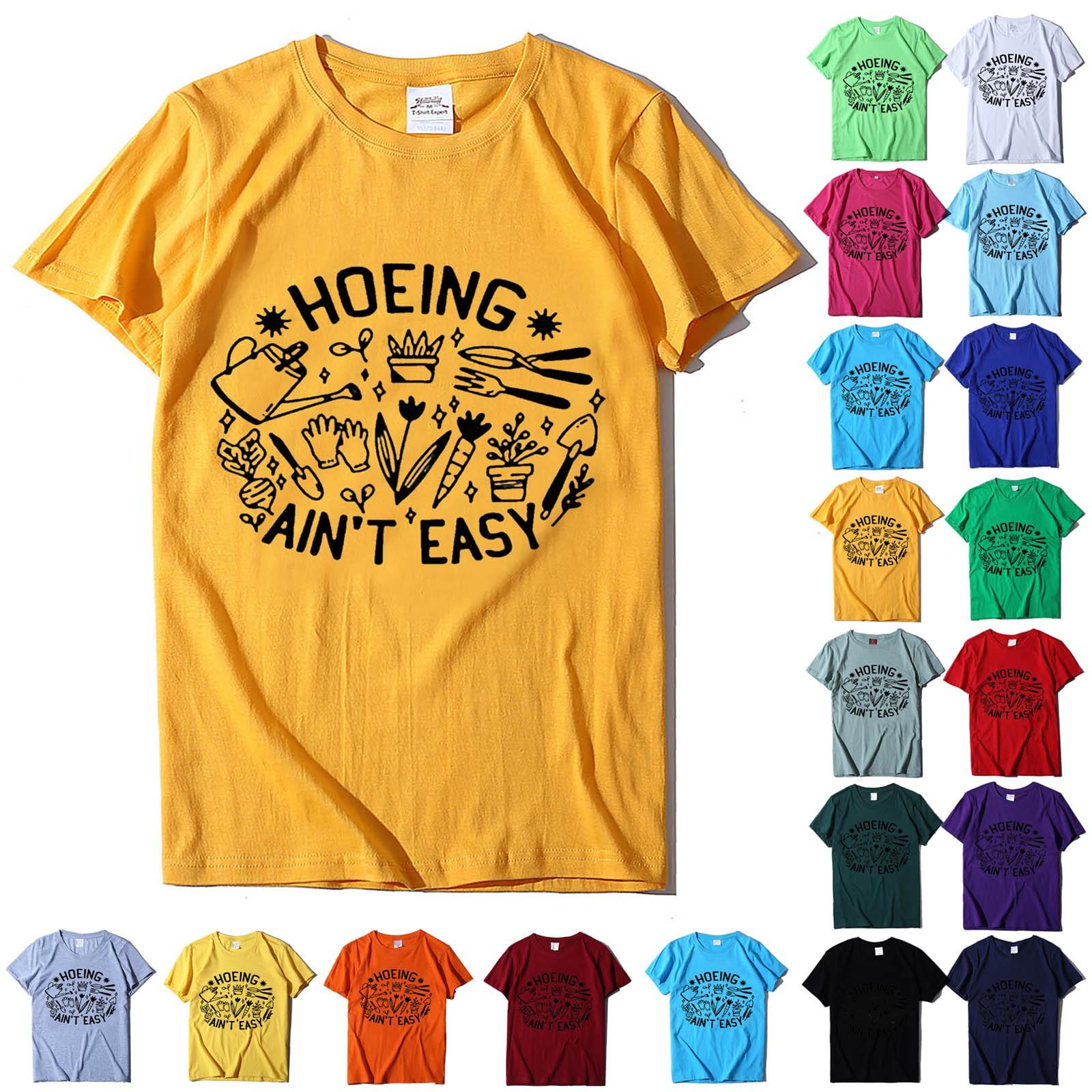 

(Куниде) Модные женские повседневные футболки с коротким рукавом с круглым вырезом и коротким рукавом топы