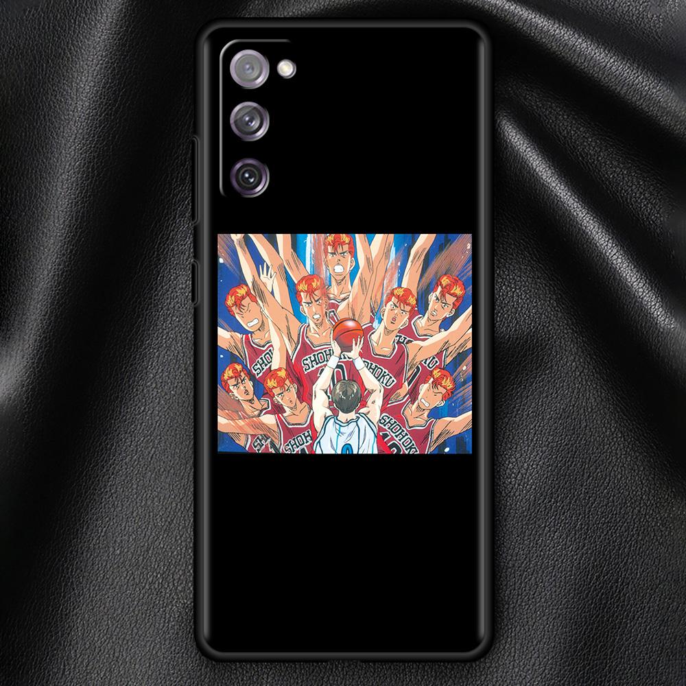 Anime SLAM DUNK Soft Black Case For Samsung Galaxy S21 Ultra S20 FE S10 Plus S10e S9 S8 S7 M51 M31 Silicone Shell Phone Cover