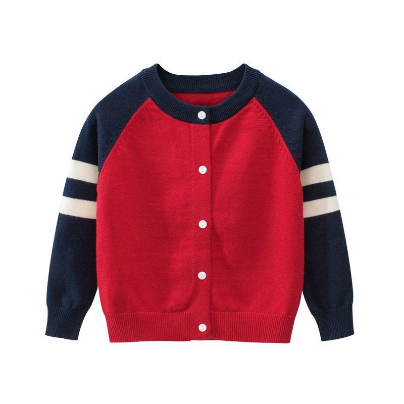 27Kids Cotton Knitwear Cotton Cardigan for Spring and Autumn