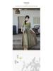 Chinesisches Sommer-Hanfu-Kleid für Damen: 3-teiliges Zen-Tee-Set