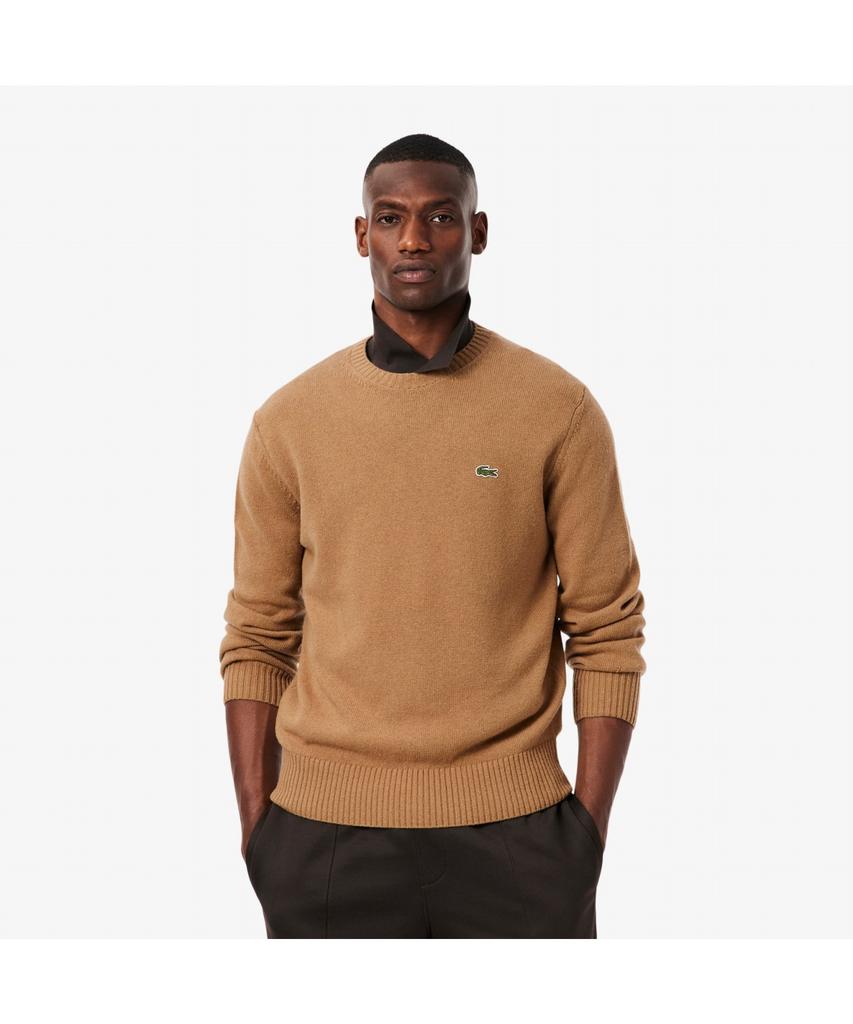 LACOSTE Men'S Wool Crew Neck Sweater Ah2916-55N Tuy