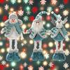 3/1PCS Christmas Gift & Decoration Standing Santa Claus & Snowman Figures Window Display Ornament Festival Party Goods 2025