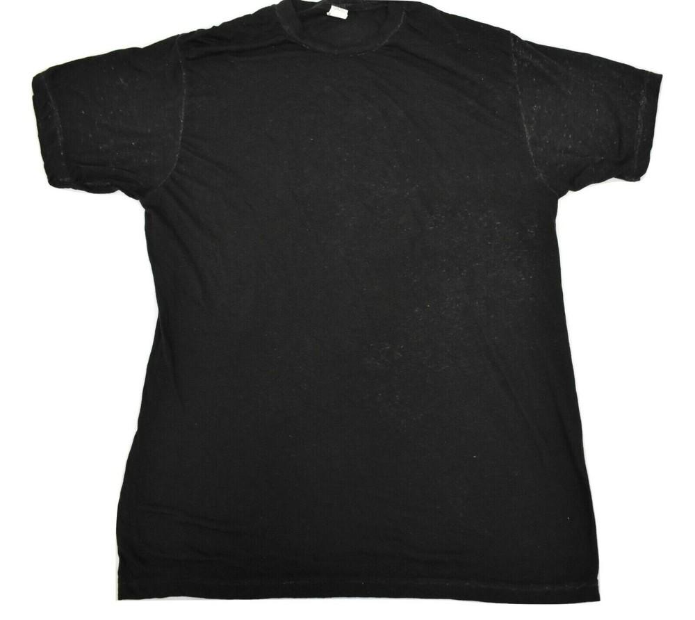 

Snowflake Mens Super Soft Semi-Burnout Black Tee Shirt New, XL