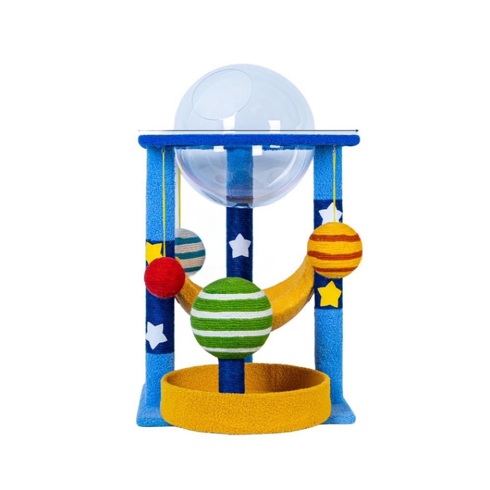 Space capsule cat climbing frame cat nest integrated cat small apartment sisal cat shelf cat scratching column tree does not occupy cat toys