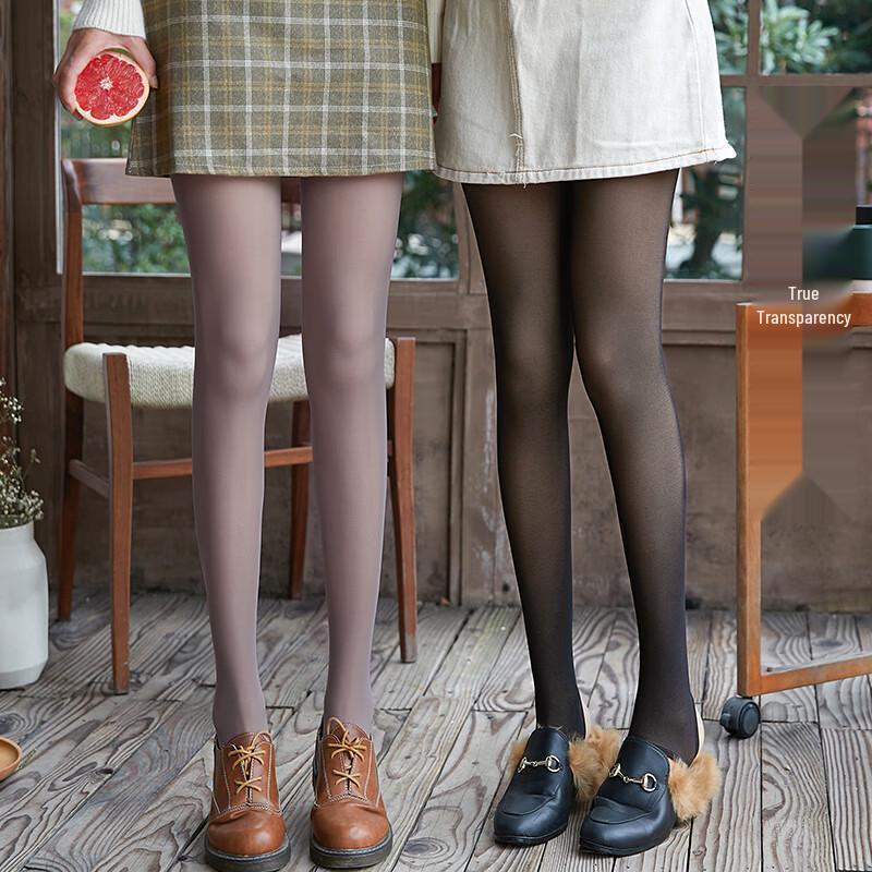 Langsha Women's Thermal Sheer-Look Leggings