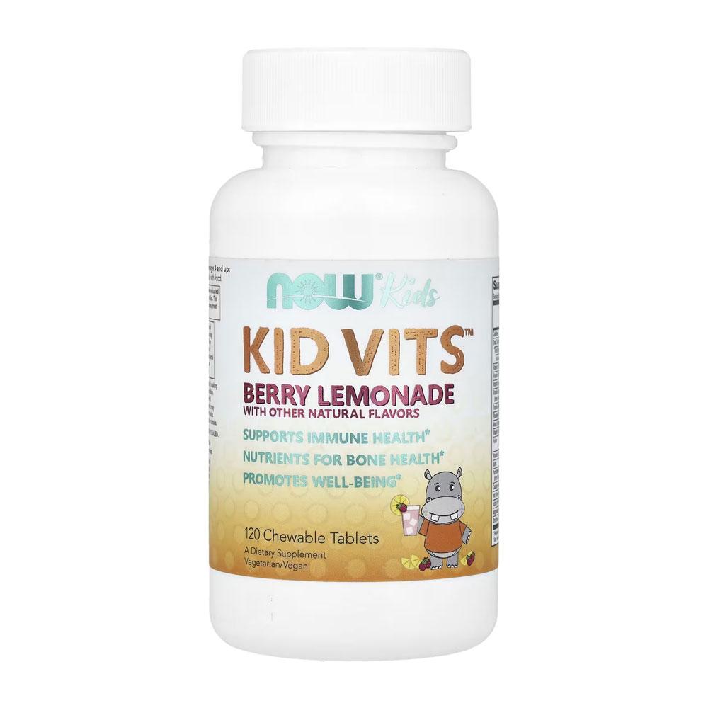 

NOW Foods, Kids, Kid Vits™, Berry Lemonade, 120 Chewable Tablets