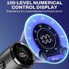 LED Display Mini Turbo Jet Fan High Speed Turbo Violent Fan Electric Air Duster  Pet Blow Drying