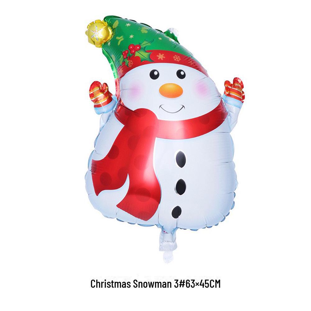 Christmas Tree Snowflake Aluminum Film Balloons for Party Decoration