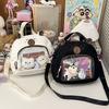 Transparent Cartoon Capybara Shoulder Bag Backpack Adjustable Strap Shoulder