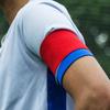 Nylon Hook and Loop Armband Solid Color Group Armband New Football Arm Band
