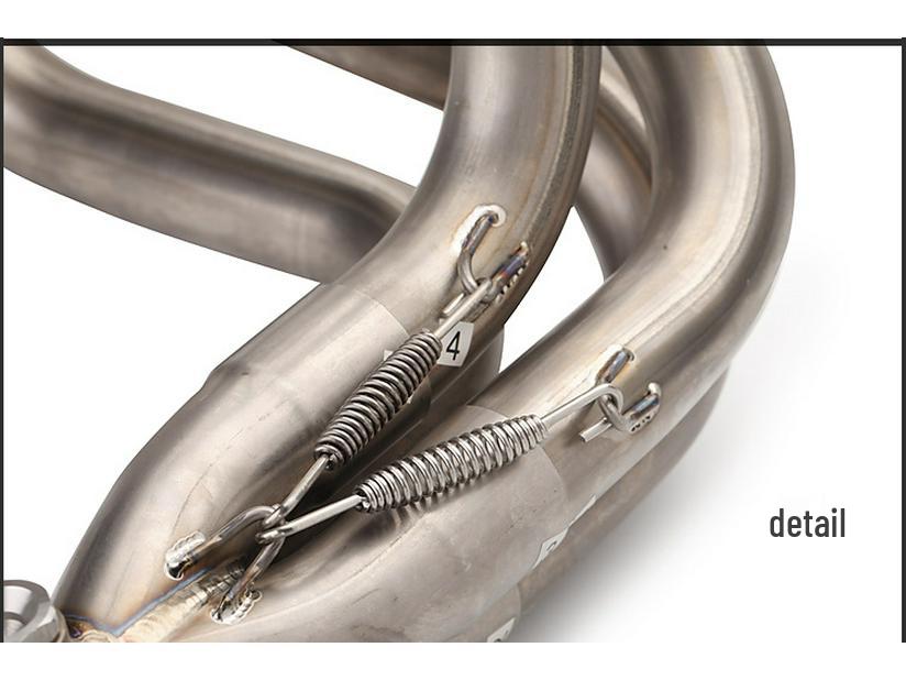 Z800 Titanium Alloy Front Exhaust Pipe Mod: Motorcycle & Sports Car, Non-Destructive Installation