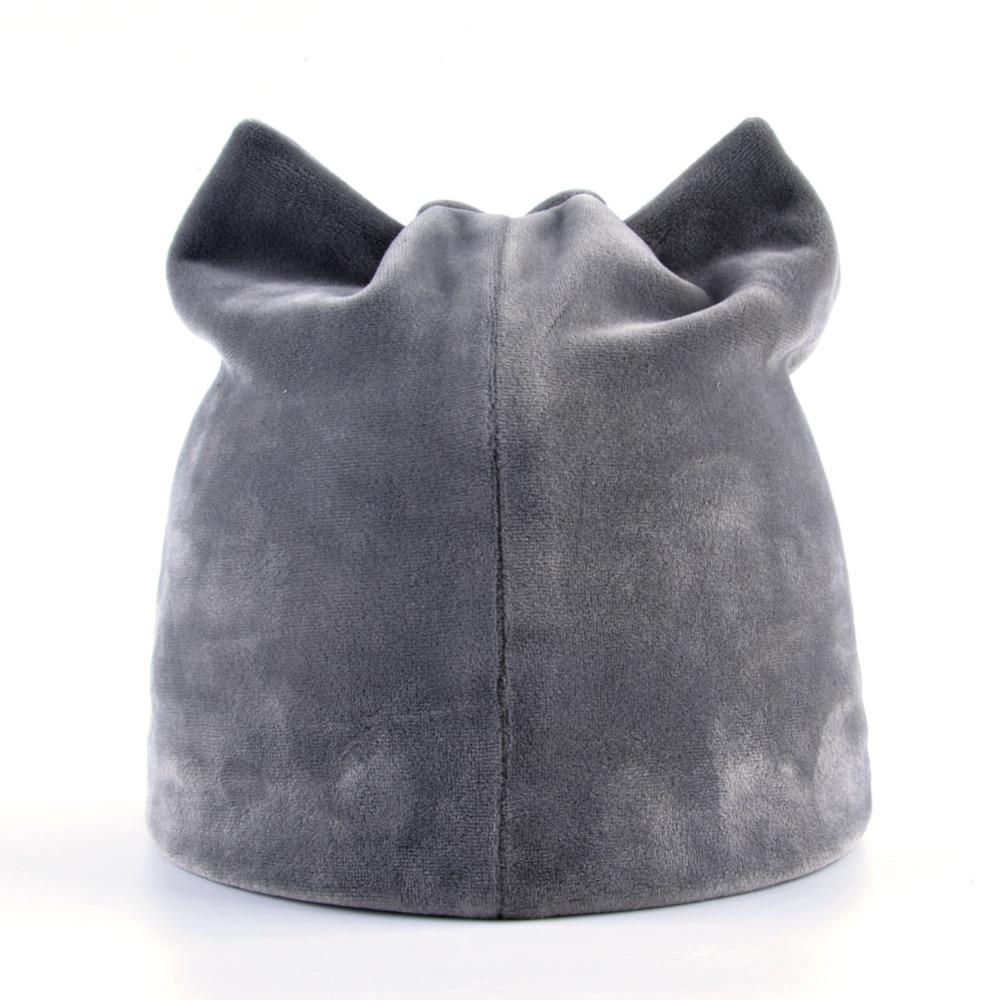 Women Autumn and Winter Beanie Hat Russian Warm Caps Women's Cat Beanies Ear flaps Hat Ladies Hats