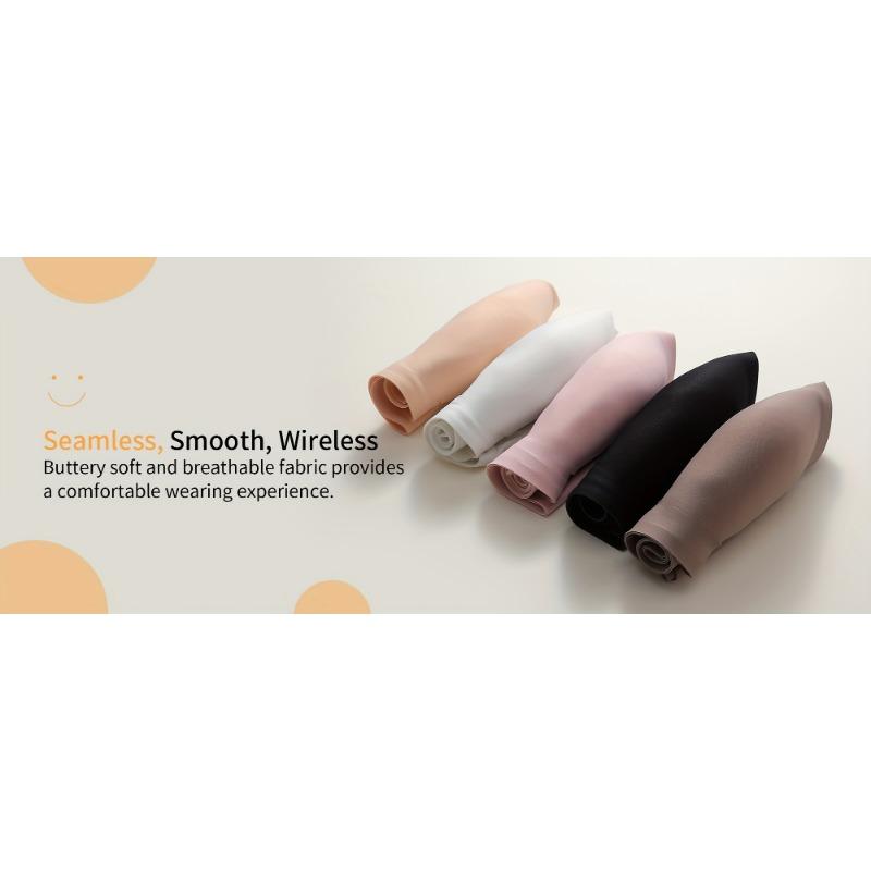 Seamless Naked Feeling, Comfortable Fixed Cup Underwear for Women Anti-sagging Breast-retracting No-wire Bra