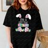 Im A Little Eggstra Funny Easter Bunny TShirt Cotton Unisex Crewneck Perfect for Easter Egg Hunts Spring Family Celebrations