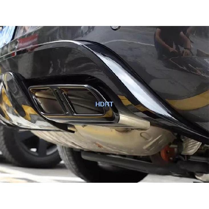Car Styling Exhaust Pipe Cover Tail Throat Frame Body Accessories Exterior Sticker For Land Rover Range Rover Sport L461  +