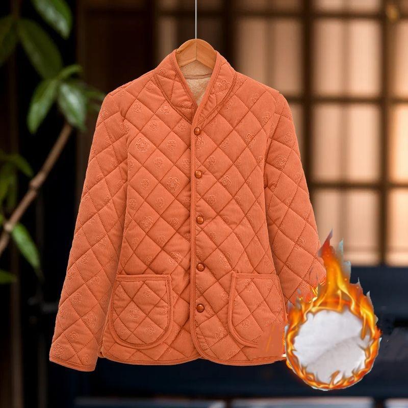 Autumn and Winter Cotton-padded Clothes, Cotton-padded Clothes, Plus Velvet, Casual Thickened Warm Jackets