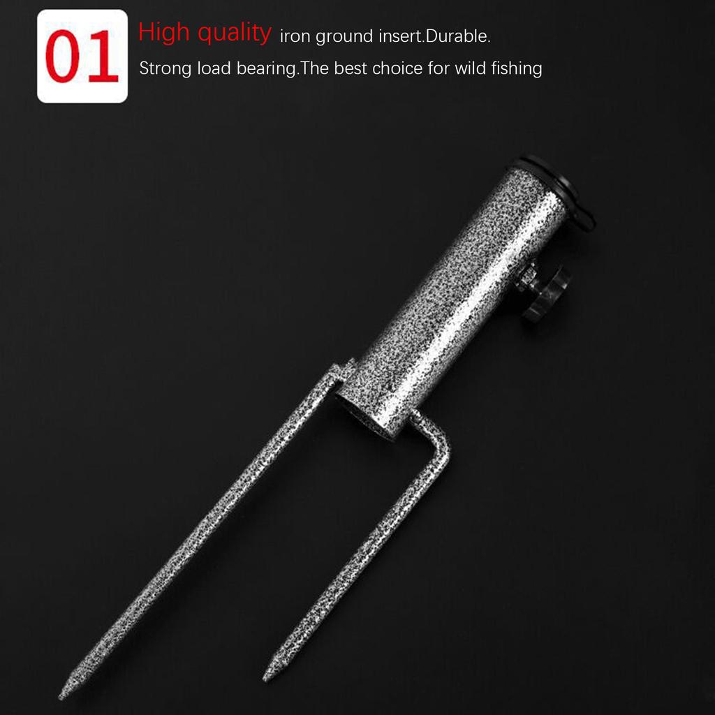 Parasol Stand Spike Umbrella Stand Parasol Ground Stake Umbrella Ground Plug ( Spike Stand For Beach Fishing Garden)