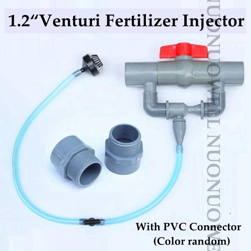 1"/1.2"/1.5"/2" Irrigation Venturi Fertilizer Injector Greenhouse Agriculture Garden Supply Drip Irrigation Device Switch Filter