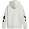 PUMA Sweatshirt Comfortable Casual Fleece Lined Hooded Zippers Long Sleeved Light Mixed Gray 676346-04